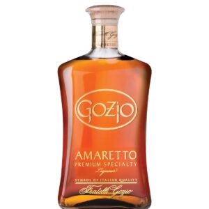 Botella de licor Amaretto Gozio Premium 70 cl de la Distillerie Franciacorta
