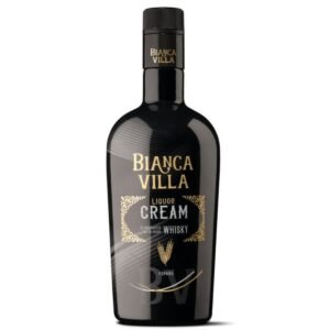 Botella de Bianca Villa Crema de Whisky de Grupo La Navarra
