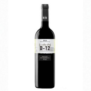 Botella de LAN D-12 2022 DO.Ca Rioja de Bodegas LAN