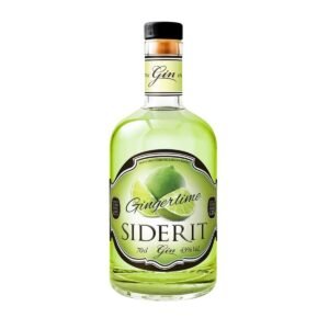Botella de ginebra Siderit Gingerlime 70 cl cítrica de Cantabria