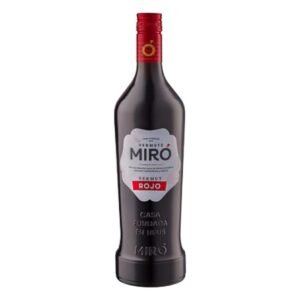 Botella de vermut Miró Rosso de 1 litro, vermut rojo de Reus