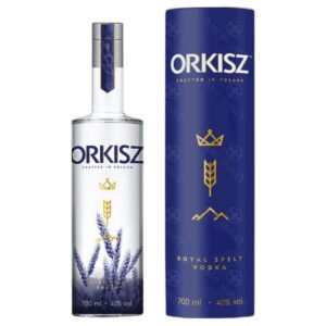 Botella de Vodka Orkisz de espelta 70 cl premium de Polonia