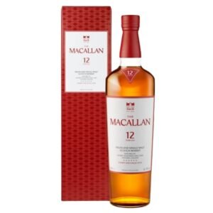 Botella de whisky The Macallan Sherry Oak 12 Años 70 cl single malt de Speyside